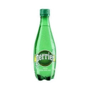 perrier 巴黎水 充气天然矿泉水 原味 500ml*24瓶 塑料瓶