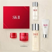 SK-II 五步体验装礼盒（神仙水75ml+面霜15g+清莹露30ml+洗面奶20g+眼霜2.5g+会员赠洁面20g）
