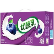 限地区、PLUS会员：yili 伊利 优酸乳蓝莓味 250g*24盒/箱*4件