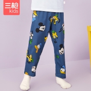 三枪 儿童 迪士尼纯棉印花家居睡裤