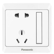 Panasonic 松下 WMWA623-N 一开双控五孔插座 10A