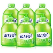 Bluemoon 蓝月亮 芦荟抑菌洗手液套装:洗手液瓶500g*3+瓶装补充装500g*3 抑菌率99.9% 家庭补充装 泡沫丰富