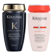 10点开始！Kérastase 卡诗 黑钻钥源+1号/2号/耀光凝色洗发水250mL*2瓶装