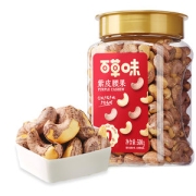 百草味 紫皮腰果 500g/罐