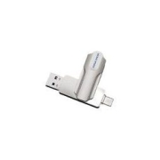 MOVE SPEED 移速 YSULDP USB 3.0 U盘 灰色 128GB Micro-B/Type-C双口