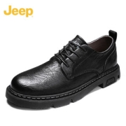 吉普 Jeep 男 英伦风 真皮低帮软底皮鞋