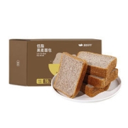 鲨鱼菲特 低脂黑麦面包/吐司1.5斤（50g×30片）