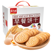 嘉士利 早餐饼干 原味 1kg*8件