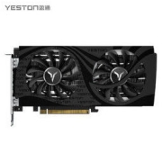 yeston 盈通 RX 6600 8GD6 大地之神 显卡 8GB 黑色