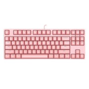 ikbc C200 87键 有线机械键盘 正刻 粉色 Cherry红轴 无光