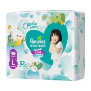 88VIP：Pampers帮宝适 清新帮系列 婴儿拉拉裤 L32片*2件