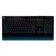 logitech 罗技 G213 Prodigy 104键 有线薄膜键盘 黑色 RGB