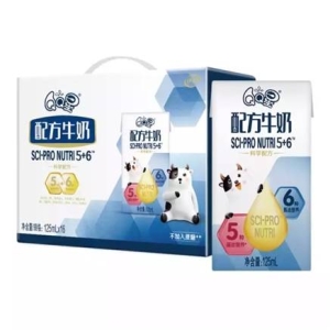 學生會員伊利qq星配方兒童牛奶125ml16盒湊單品