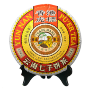 TIGER BALM 虎标 中国香港品牌 虎标 经典普洱茶盒装 熟茶 七子饼茶357g/饼