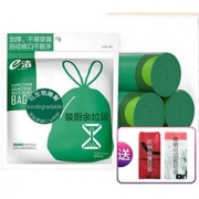 e洁 自动收口垃圾袋 45*50cm 3卷69只+3只共72只 *2件