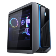 ThundeRobot 雷神 黑武士4代+ 台式电竞主机（i5-12400、16GB、512GB、RTX3050、120水冷）无线充电