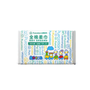 Purcotton 全棉时代 儿童全棉柔巾 奥特曼守护版 100抽*6包