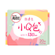 kotex 高洁丝 小Q包丝薄护垫 无香型 150mm 20片
