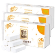 京东极速版:清风 原木  无芯卷纸 75g/卷 ×10
