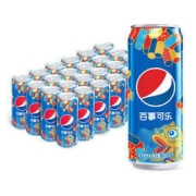 pepsi 百事 可乐 Pepsi 汽水 碳酸饮料 细长罐330ml*24听 百事可乐出品