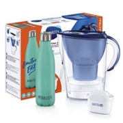 88VIP：BRITA 碧然德 滤水壶 Marella1壶2芯 2.4L 赠保温杯