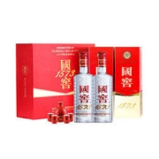 泸州老窖 国窖1573 礼盒装 52度 浓香型白酒 500ml*2瓶（新老包装随机发货）年货礼盒