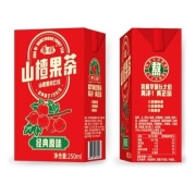 京东极速版:华旗 山楂果茶果肉饮料 利乐包250ml*12盒
