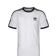 限尺码：adidas 阿迪达斯 3-Stripes Tee 男子运动T恤 CW1203