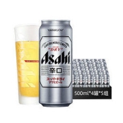 Asahi 朝日啤酒 超爽生）500ml*15听 整箱装