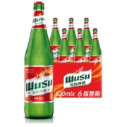 有券的上：WUSU 乌苏啤酒 红乌苏 620ml*6瓶