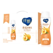限地区：MENGNIU 蒙牛 纯甄 果粒风味酸奶 黄桃藜麦口味 230g*10瓶 礼盒装*3件