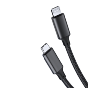 MFPower 米量 MFi认证 Type-C转Lightning 编织数据线 1m