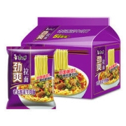 康师傅 劲爽 老坛酸菜牛肉面 5袋