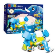 BLOKS 布鲁可积木 大眼睛系列 跑跑变变变 遥控动物篇