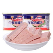 MALING 梅林B2 梅林 MALING 午餐肉罐头198g*2罐方便速食螺蛳粉火锅泡面搭档即食