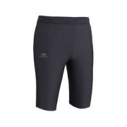 DECATHLON 迪卡侬 Short Run Tight Dry M Black 男子健身裤 8581482 黑色 L