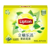 Lipton 立顿 茉莉花茶 乐活三角茶包袋泡茶叶1.8g*20