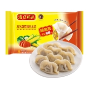 88VIP会员:湾仔码头 玉米蔬菜猪肉水饺 1320g，赠送虾皇水饺100g*2件