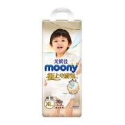 moony 极上通气系列 婴儿拉拉裤 XL36片