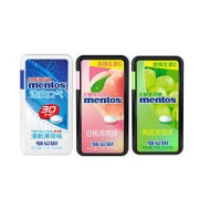 限地区、有券的上：mentos 曼妥思 无糖薄荷糖 白桃味盒装 21g