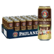 PAULANER 保拉纳 黑小麦啤酒 500ml*24听 整箱装 德国进口