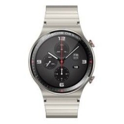 HUAWEI 华为 WATCH GT 2 保时捷设计款 智能手表 46.7mm 灰色 银色金属表带 (GPS、血氧、心率）