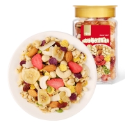 百草味罐装每日坚果麦片400g*1罐