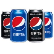 京东极速版:百事可乐 罐装  百事可乐+百事无糖  330ml*6听