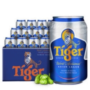 TIGER 虎牌 啤酒（TIGER）喜力旗下原味 330ml*24听 整箱装