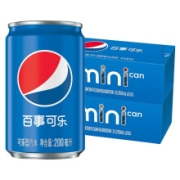 京东极速版：百事可乐 迷你罐听装可乐 200ml＊10罐