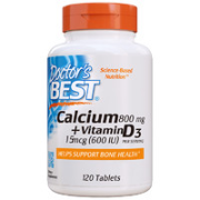 Doctor's BEST 钙加维生素D3片 120片