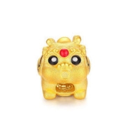 CHJ JEWELLERY 潮宏基 吞金兽 多财貔貅 小版 足金串珠 0.3g SHG30000754