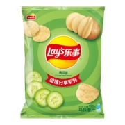 PLUS会员：Lay's 乐事 超值分享系列 马铃薯片 黄瓜味 135g*8件