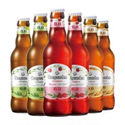 福佳 Hoegaarden 无醇低度果味啤酒 248ml*6瓶